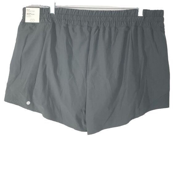 CALIA Infinity Run Shorts Size 1X Carbon Gray Quick Dry Breathable Stretch Lined - Picture 2 of 8